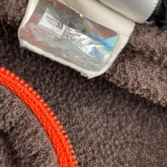 North‎ Face Pullover Mens M Brown Fleece Quarter Zip Gorp Outdoor Jacket Hiking - Picture 8 of 12